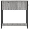 vidaXL Mesita de noche madera de ingenier&iacute;a gris Sonoma 30x60x60 cm