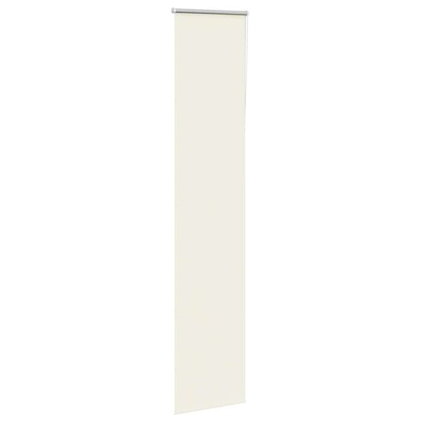 vidaXL Estor Enrollable Opaco Blanco Roto 50x210cm Tela Ancho 45,7cm