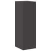 vidaXL Mueble archivador con caj&oacute;n 2 pcs Negro 44 x 50 x 139 cm