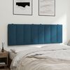 vidaXL Cabecero de cama acolchado Hanko terciopelo azul 120 cm