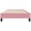 vidaXL Estructura de cama sin colch&oacute;n terciopelo rosa 80x210 cm