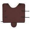 vidaXL Manta para Caballo Marr&oacute;n Oscuro Completo 95 cm Forro polar