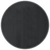 vidaXL Alfombra redonda bamb&uacute; gris 80 cm