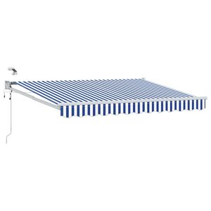 vidaXL Toldo Retr&aacute;ctil El&eacute;ctrico Azul y 2,5 x 2 m