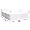 vidaXL Cama box spring con colch&oacute;n tela color crema 180x200 cm