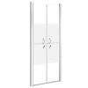 vidaXL Puerta de ducha ESG medio esmerilado 71x190 cm