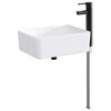 vidaXL Lavabo de ba&ntilde;o Negro Mate 40,5 x 30,5 x 13 cm Metal