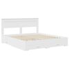 vidaXL Estructura de cama con caj&oacute;n 180 x 200 cm Madera de ingenier&iacute;a