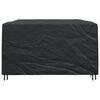 vidaXL Funda para muebles Liso Negro 280 x 204 x 106 cm 210D
