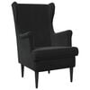 vidaXL Sill&oacute;n Negro Terciopelo