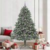 vidaXL &Aacute;rbol de Navidad artificial Verde 210 cm PVC, Pl&aacute;stico y Acero