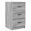 vidaXL Armario de Noche con caj&oacute;n Gris sonoma 38 x 38 x 66 cm