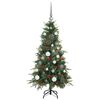 vidaXL &Aacute;rbol de Navidad artificial con ramas articuladas Verde 120 cm