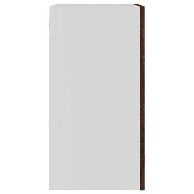 vidaXL Armario vitrina colgante madera marrón roble 40x31x60 cm