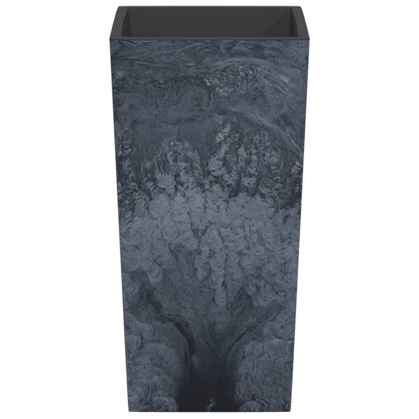 vidaXL Macetero interior extra&iacute;ble PP hormig&oacute;n gris antracita 21/49 L