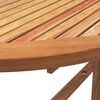 vidaXL Juego comedor de jard&iacute;n 7 pzas madera maciza acacia y textileno