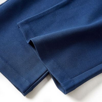 Pantalón infantil con perneras anchas azul marino 92