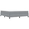 vidaXL Cama tipo Box Spring Gris Claro 180 x 200 cm tela