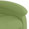 vidaXL Sill&oacute;n reclinable de masaje elevable terciopelo verde claro