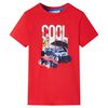 Camiseta infantil rojo 104