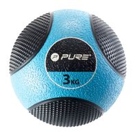 Pure2Improve Balón medicinal 3 kg azul