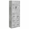 vidaXL Juego de armarios 2 uds. 66 x 34,5 x 87 cm Madera de ingenier&iacute;a