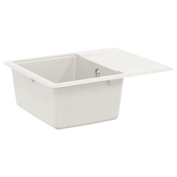 vidaXL Lavabo 560 x 460 mm 80% Cuarzo y 20% Resina