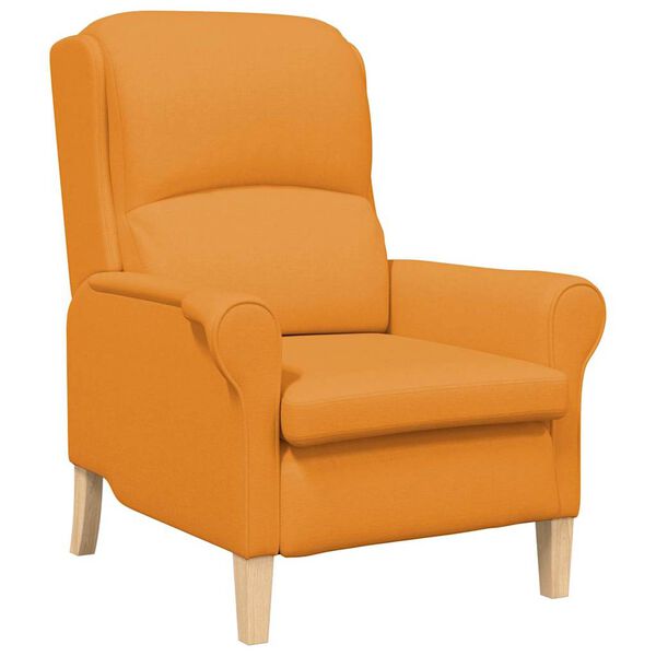 vidaXL sill&oacute;n Amarillo oscuro 76 x 94 x 102 cm tela