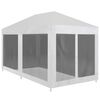 vidaXL Carpa de celebraciones con 6 paredes de malla 6x3 m