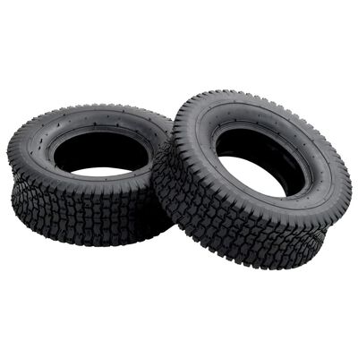 vidaXL Neumáticos para carretilla 2 unidades caucho 13x5.00-6 4PR