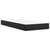 vidaXL Cama box spring con colch&oacute;n terciopelo negro 100x200 cm