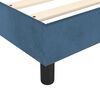 vidaXL Cama box spring con colchón terciopelo azul oscuro 140x200 cm