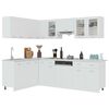 vidaXL Conjunto de armarios de cocina "Lyon" de 11 piezas de madera de ingenier&iacute;a blanca