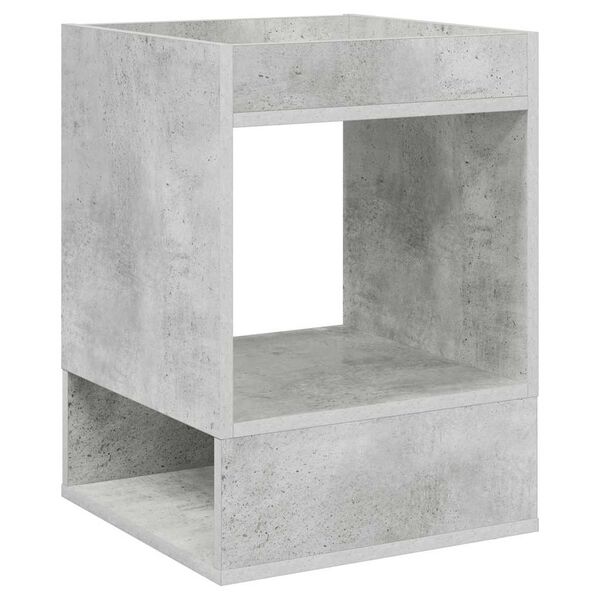 vidaXL Mesa Auxiliar 2 pcs Gris Concreto 40 x 40 x 56 cm