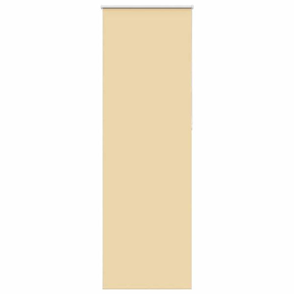 vidaXL Estor Enrollable Opaco Beige 85x210 cm Tela Ancho 80,7 cm