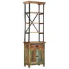 vidaXL Aparador de madera maciza reciclada 55x30x180 cm