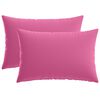 vidaXL Funda de almohada 2 pcs HEERLEN Rosa 50 x 75 cm Poli&eacute;ster