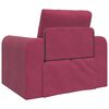 vidaXL Sofá cama Rojo vino 98 x 71 x 83 cm Terciopelo