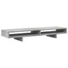 vidaXL Soporte de pantalla madera ingenier&iacute;a gris hormig&oacute;n 100x27x15cm