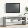 vidaXL Mueble de TV madera contrachapada gris hormig&oacute;n 100x40x40 cm