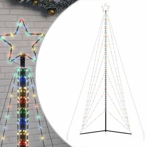 vidaXL &Aacute;rbol de Navidad LED 861 LEDs de colores 478 cm
