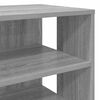 vidaXL Armario Zapatero 2 pcs Gris Sonoma Madera de ingenier&iacute;a