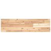 vidaXL Estantes flotantes 2 uds madera acacia sin tratar 80x20x2 cm