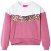 vidaXL Sudadera infantil color frambuesa 104
