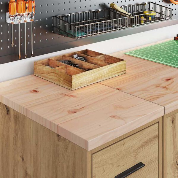 vidaXL Armarios 2 uds para garaje madera ingenier&iacute;a artesanal roble