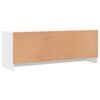 vidaXL Mueble de TV madera de ingenier&iacute;a blanco 102x30x37,5 cm