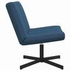vidaXL Silla giratoria Azul 63 x 75 x 76 cm tela