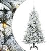 vidaXL &Aacute;rbol de Navidad artificial con ramas articuladas White 120 cm