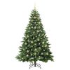 vidaXL &Aacute;rbol de Navidad artificial con 300 LED Verde 210 cm PE y PVC