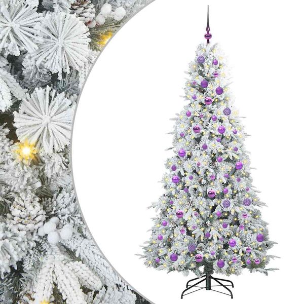 vidaXL &Aacute;rbol de Navidad artificial con ramas articuladas 180 cm